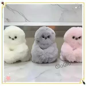 미 AI 전기 부엉이 인형 말 따라하기 노래 회전하는 머리 인터랙티브 푹 가방 펜던트 성인용 홈데코