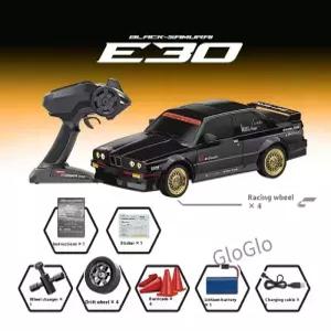 자이로 RC E30 드리프트카 4x4 고속 풀스케일 스로틀 방향 시뮬레이션 모델 무선 조종 자동차 50km/H