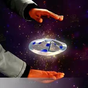 반중력 UFO 접시 공중부양판 특이한 비행 물체 우주 탐사 액세서리 멋진 선물