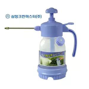 삼정크린마스터 파워 자동 압축 분무기 1.2L 조경 화단 화원 원예용 스프레이 식분무기 식스프레이 가정용