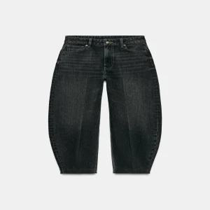 ZARA ZW 컬렉션 하이웨이스트 테이퍼드 청바지 - 콜 그레이 6840/240/807