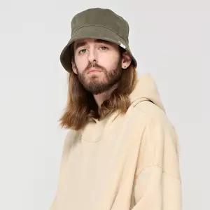 카고브로스 CB WASHED DEEP BUCKET HAT (KHAKI) - black
