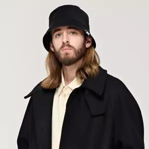 카고브로스 CB WASHED DEEP BUCKET HAT (BLACK) - black
