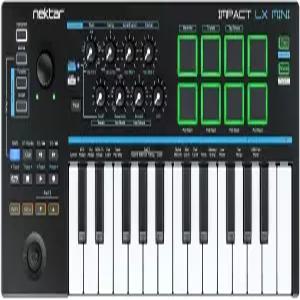 넥타 임팩트 LX 미니 DAW 통합 USB MIDI 컨트롤러 키보드 블랙
