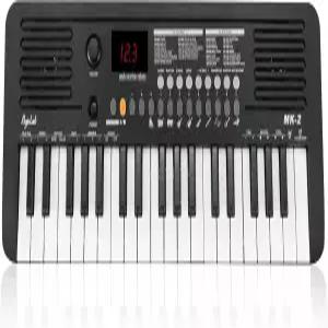 POGOLAB MK2 37건반 용 키보드 피아노 40곡·200음 지원 MIDI 기능 LED 디스플레이 및 듀얼 스피커 탑재