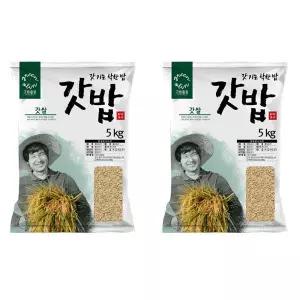 그린올린 갓밥 갓쌀 5분도미 10kg 오분도미 5kg 2 봉 2025년산 8542444