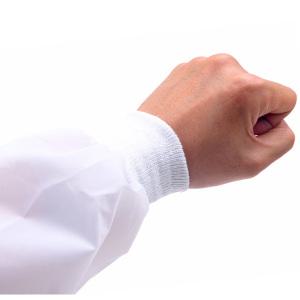 방수토시 백색 단색 다후다 팔토시 흰색 비닐 위생 작업 손목 시보리 미술 식품 음식 공장 주방 세척 청소 1켤레