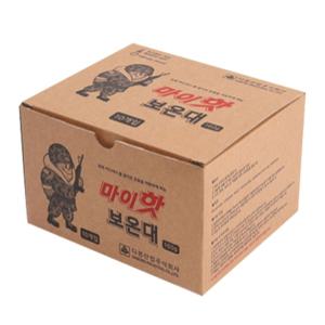 2020년 국산 대용량 핫팩 160g X 50개 세트 겨울 손난로 군용 등산 낚시 캠핑 마이핫보온대
