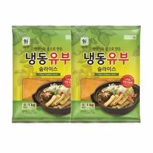 [대림냉동] 냉동유부슬라이스 1,000g x2개