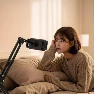 이고진 스탠드 태블릿 핸드폰 거치대 접이식 각도 조절 자바라