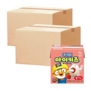 마이밀 마이키즈 딸기맛 24입 x 2박스 두유 우유 간식 음료 밀크 간편한 간단한 어린이집