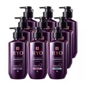 려 자양윤모 9EX 증상전문케어 지성두피용 샴푸 400ml 3개