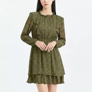 플라워 프릴 미니 원피스 (MIWOWBT32G-T)