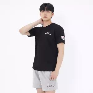 국산 쿨론 로카티 반팔 검정 - PX 로카 반팔티 ROKA 정품 코리아아미