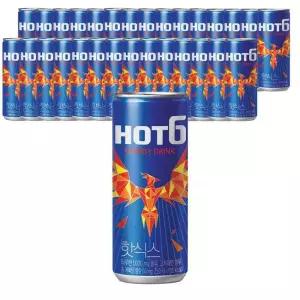 롯데 핫식스 250ml X 30캔 음료수 에너지드링크 탄산 캔