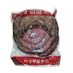 냉장 미성 찹쌀 순대 2kg 쫄깃한 분식