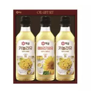 백설 프리미엄 오일선물세트 14호 명절 설날 추석 기름 식용유 선물 쇼핑백포함 코스트코