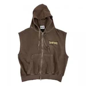 [국내매장판] 스케이터락 조끼 베스트 피그먼트 Hood Zip-up Vest Stone 브라운 559057