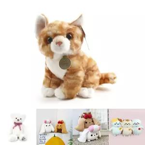 미요니 골드캣 봉제 인형 22cm/바디/필로우/강아지/곰/고양이/동물/쿠션/장난감/귀여운/펭귄/미니/고양이