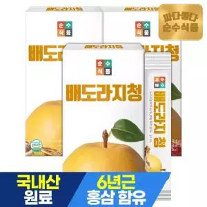 순수식품 배도라지청 스틱 3박스(90포) 도라지