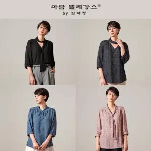 [마담엘레강스] 카타리나 타이 블라우스 2종 KYU2BL0405