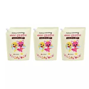 학교 3개 2.2L 아기섬유유연제 베비언스 아기세제 유아세제 핑크퐁 유아섬유유연제 하니C2