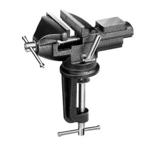 클램프 테이블 360도 다크블랙 탁상용 바이스 회전 작업대