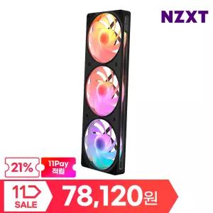 NZXT F360 RGB Reverse V2 블랙 리버스팬 RGB팬 일체형 [7%][78,120 WON + 11pay 추가 지급]