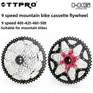 TTPRO 9단 MTB 카세트 1140T 1142T 1146T 1150T 시마노 HG 시스템용 자전거 프리휠 스프로킷 부품