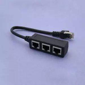 랜 커플러(RJ45) 8P8C 분배기 랜선젠더 FT형 랜케이블 3분배 커넥터 Coms