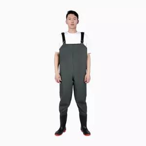 전신작업복 방수작업복 LILR4736 일체형 전신 멜빵 방수 작업복