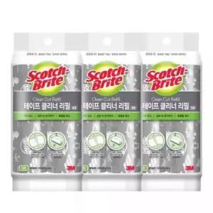 3M 스카치브라이트 대형 클린컷 테이프클리너 리필 6개 (2입 x 3개)