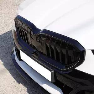 BMW 5시리즈 G60 블랙 그릴 전면 튜닝 부착형 커버 용품
