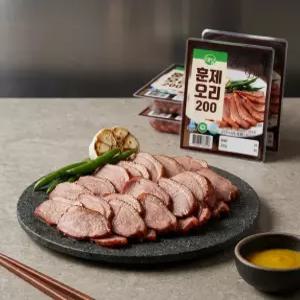 다향 오리 훈제 슬라이스 고기 200g 8개