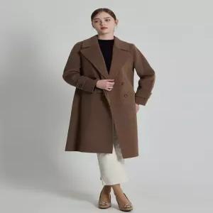 르오트 LeOT 품격있는 울 알파카 더블버튼 핸드메이드 롱코트1392980