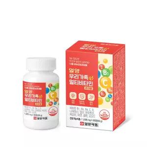 일양약품 우리가족 멀티비타민 츄어블정 1000mg x 60정 X 2세트 총 120정
