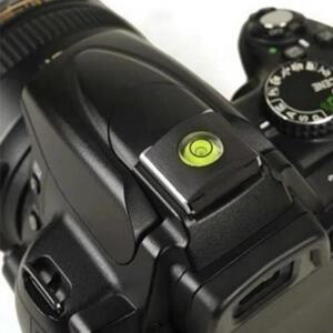 캐논 호환 EOS 7D Mark II 50D 60D 80D 90D 1D X C 핫슈 커버 캡 DSLR 카메라 플래시 기포 수평계 액세서리