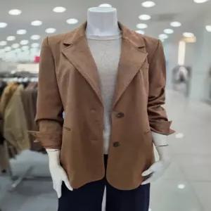 더아이잗 스웨이드 테일러드 재킷 IS3M0JK801BR10