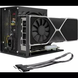 OCuLink eGPU 도크 PCIe 4.0 x4 64Gbps SFF-8612 - PCIe x16 어댑터 외장 GPU 엔클로저 RTX 4090 노트북 소