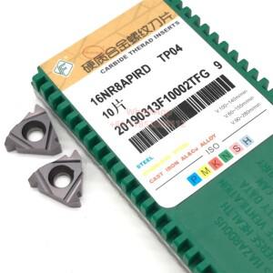 16ER/NR10/8APIRD 22ER/NR5BUT M20 TP04 석유 파이프 API 카바이드 인서트 16ER