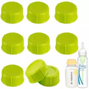 9PC Dr Brown 내로우 병과 호환되는 여행용 병뚜껑 Medela 교체 가능한 보관용 Ameda Evenflo Gerber