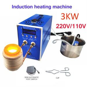 고주파 유도 가열 기계, ZVS 히터, 은 금 용해로, 220V, 3000W