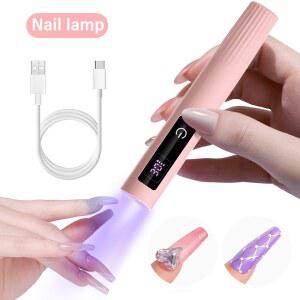 핀큐어램프 터치 램프 네일 UV LED 드라이어 충전식 기계 손전등 건조용 휴대용 라이트