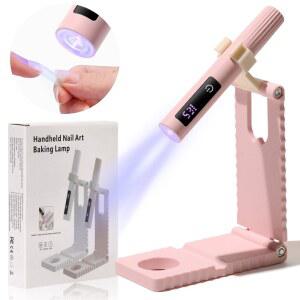 핀큐어램프 타이머 기능 네일 UV LED 드라이어 램프 폴리쉬 터치 플래시라이트 건조 라이트 충전식