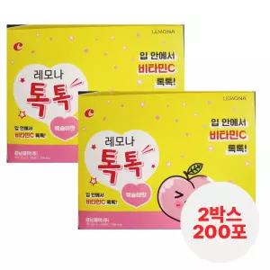 레모나 톡톡 비타민C 복숭아맛 2g x 100포, 2개