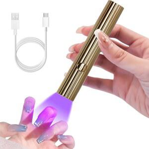 핀큐어램프 미니 UV LED 네일 건조기 3W 도구에 휴대용 램프 경화 USB 손전등 충전식 건조