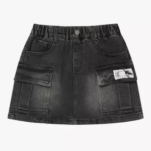[롯데백화점]신디키즈 블랙진 카고 데님 스커트 CIWH26801