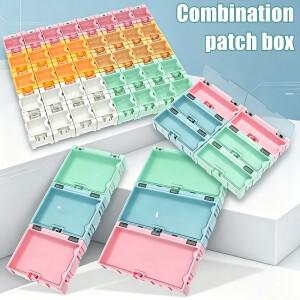5pcs 저항 상자 IC 패치 부품 나사 보관 접합 가능 미니