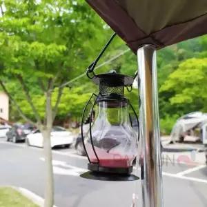 티라이트 캠핑램프 블랙 캔들홀더 캔들거치대 티라이트램프 티라이트용기 향초거치