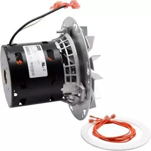 영국식 25-PDVC 55-S10 25-PDV 펠릿 스토브용 크리디트피드 대체 PU-076002B 연소 배기 송풍기 모터.